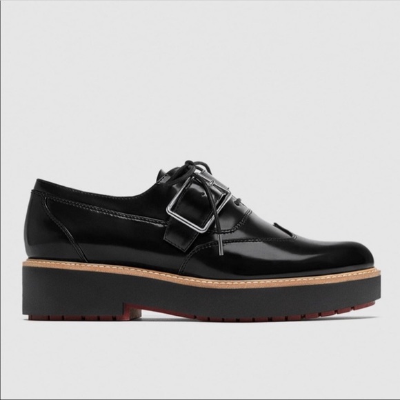 NWT Zara platform derby shoes - Picture 4 of 5
